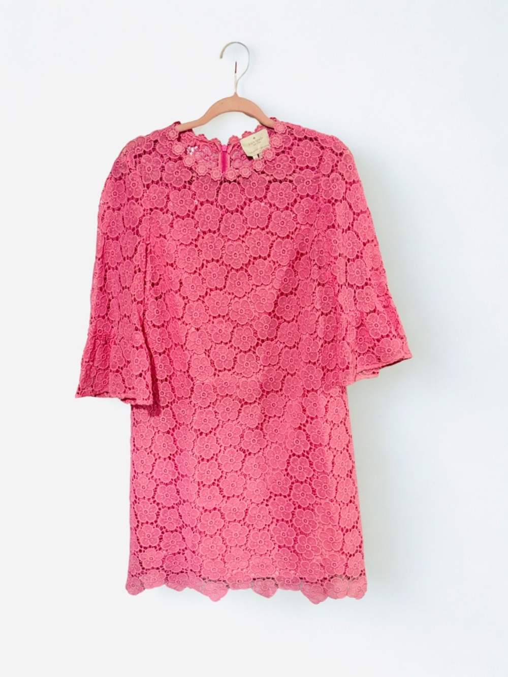 kate spade Pink Daisy Lace Shift Dress